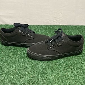 Vans Black Canvas Low-Top Sneakers men’s size 9.5 (OKPM-06-028)